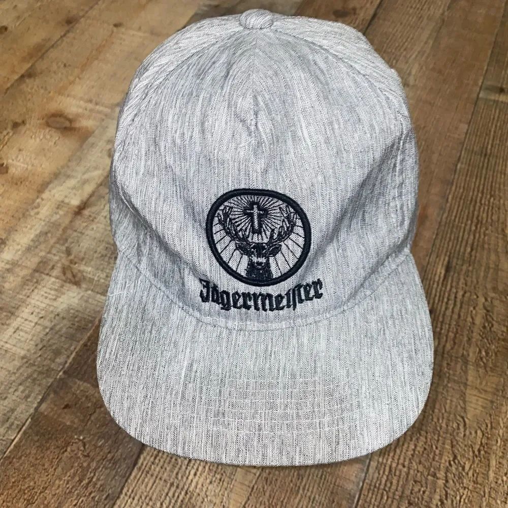 Jäegermeister Hat  Logo Cap Gray Snapback